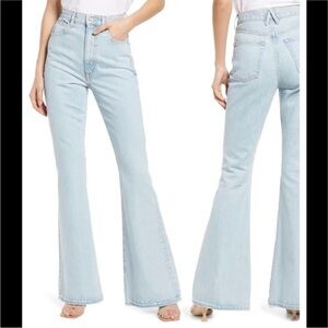 SLVRLAKE Light Wash Flare Jeans